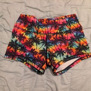 Tropical Print Women's Shorts